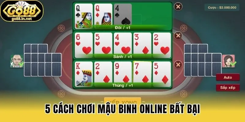 5 cách chơi mậu binh online bất bại