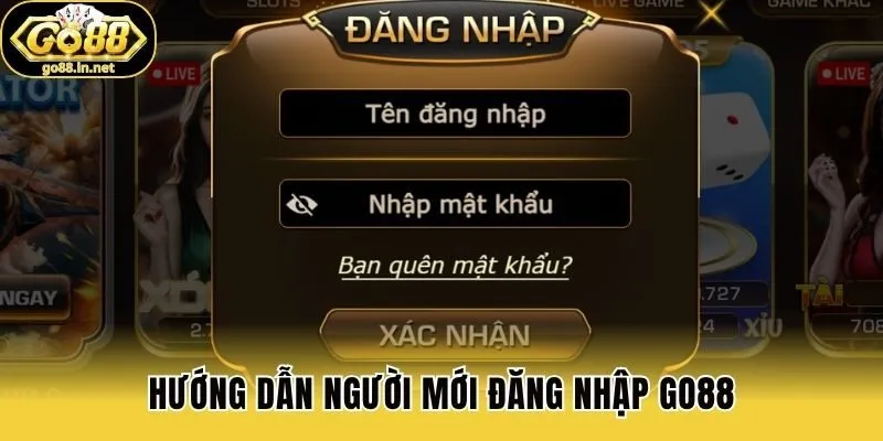 Hướng dẫn người mới đăng nhập Go88