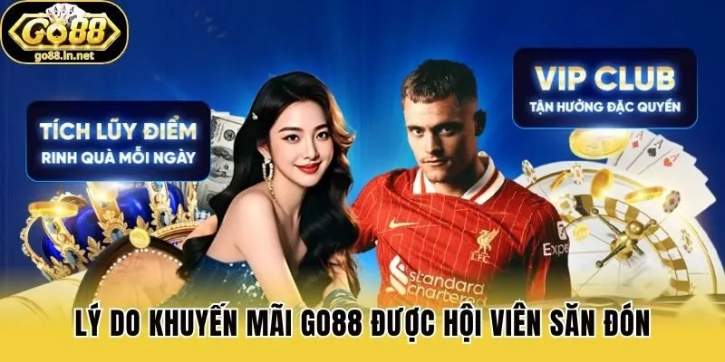 Lý do khuyến mãi Go88 được hội viên săn đón
